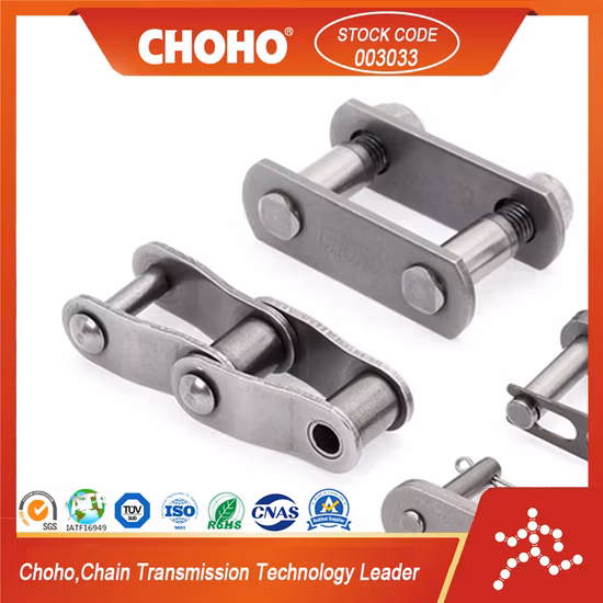 Lien de connexion de chaîne à rouleaux spécial à Double rangée, en acier SS316 Ol Cl Ccl, Joint vissé
